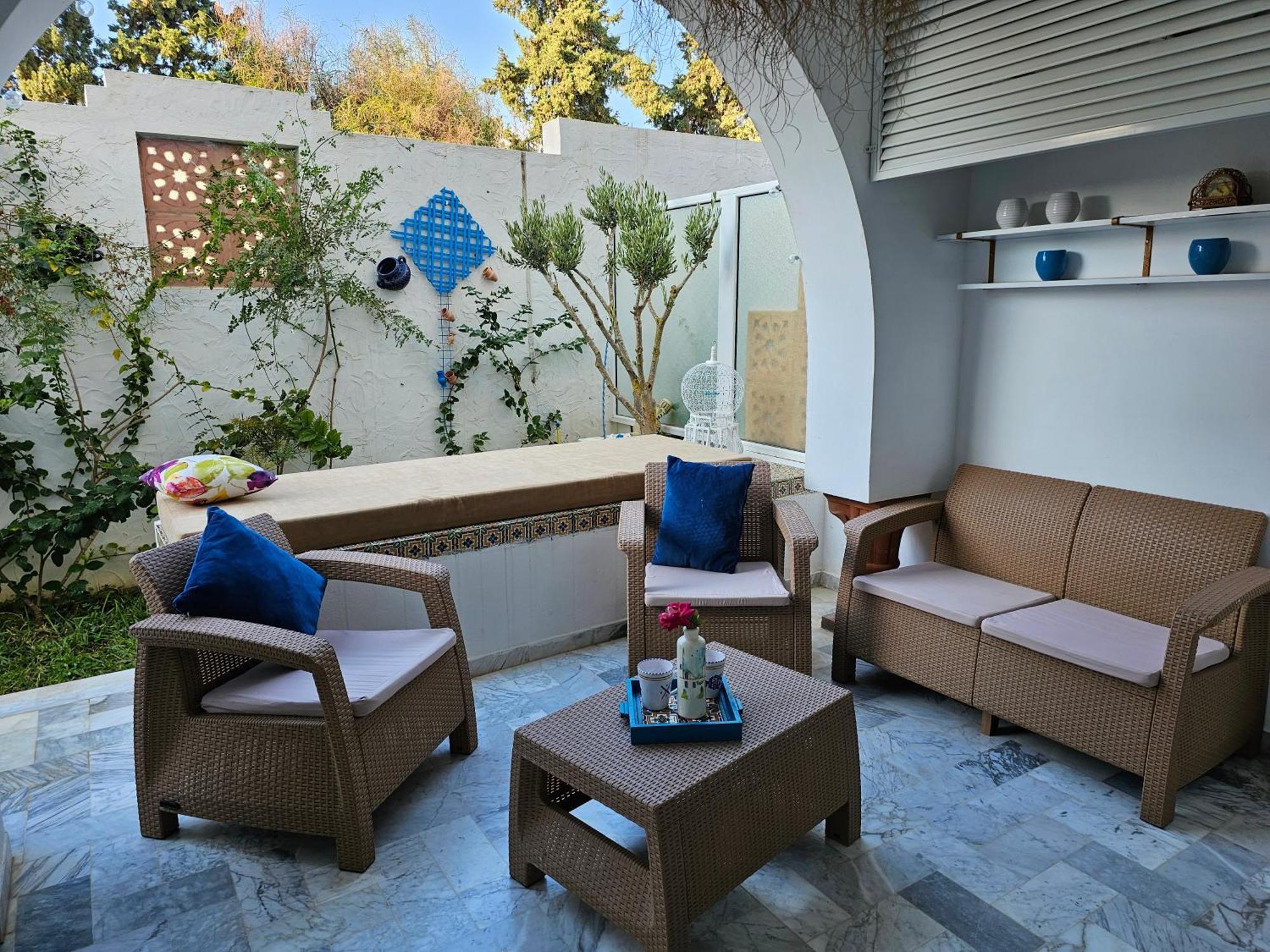 Jasmin Super Equipped With Garden, Swimming Pool, Sea * Хаммамет